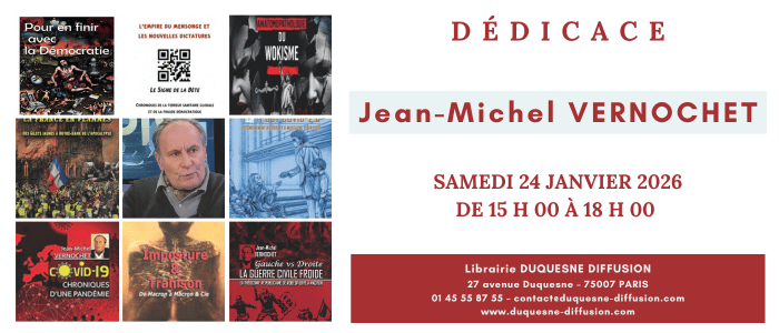 Dédicace de Jean-Michel Vernochet : "Pour en finir avec la démocratie"